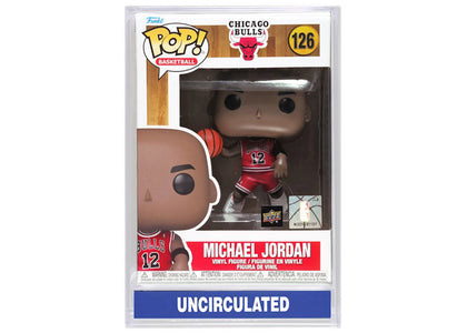 Funko Pop! Basketball Chicago Bulls Michael Jordan with Slabbed Case Upper Deck Exclusive Figure #126 - authentic Funko sn...