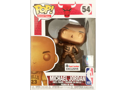 Funko Pop! Basketball NBA Bulls Michael Jordan (Bronze) Foot Locker Exclusive Figure #54 - authentic Funko sneakers