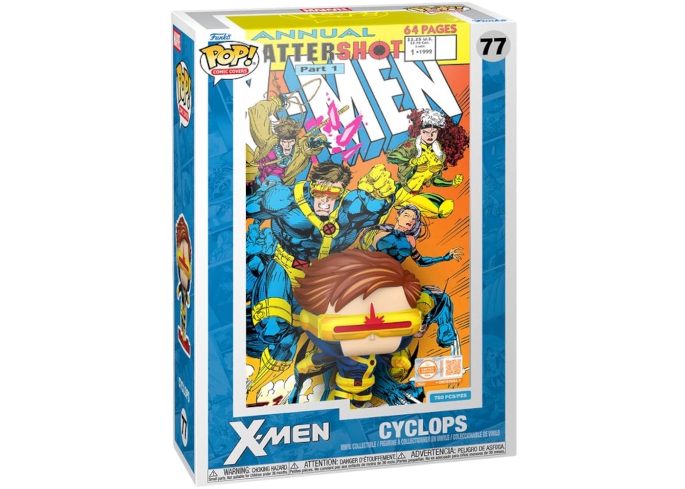 Funko Pop! Comic Covers X-Men: Shattershot Part 1 Cyclops Figure - vue secondaire A