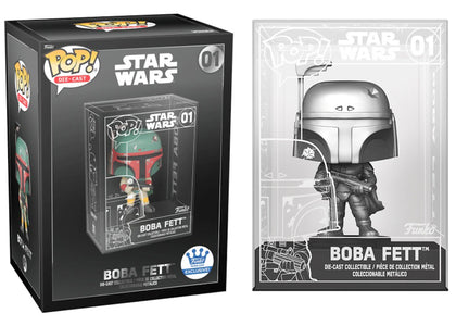 Funko Pop! Die-Cast Star Wars Boba Fett Funko Shop Chase Exclusive Figure #01 - product view 2