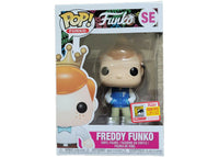 Funko Pop! Freddy Funko (Blue Letterman Jacket) SDCC 2018 Exclusive /2000 Figure SE