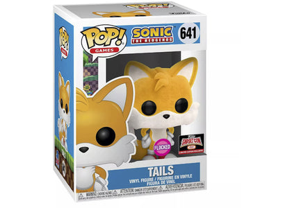 Funko Pop! Games Sonic The Hedgehog Tails (Flocked) Target Con Exclusive Figure #641 - authentic Funko product