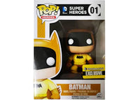 Funko Pop! Heroes DC Super Heroes Batman (Yellow) Entertainment Earth Exclusive Figure #01