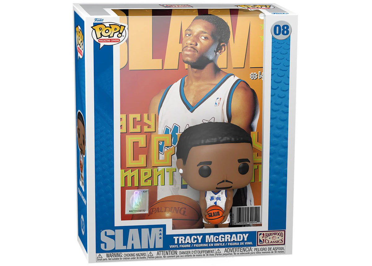 Funko Pop! Magazine Covers NBA SLAM Tracy McGrady Figure #08 - vue 360