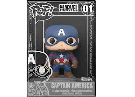 Funko Pop! Marvel Captain America Die Cast Figure #01 - vue 360