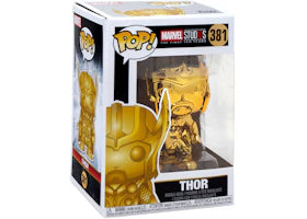 Funko Pop! Marvel Studios 10 Thor (Gold Chrome) Bobble-Head #381 - authentic Funko product