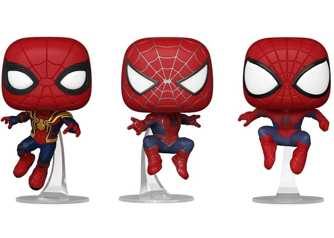 Funko Pop! Marvel Studios Spider-Man No Way Home Amazon Exclusive 3-Pack - vue secondaire B