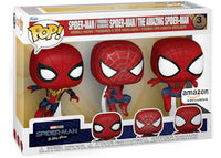 Funko Pop! Marvel Studios Spider-Man No Way Home Amazon Exclusive 3-Pack
