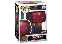 Funko Pop! Marvel WandaVision 70s Vision GameStop Exclusive Figure #718