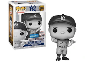Funko Pop! Sports Legends New York Yankees Babe Ruth (Black/White) Walmart Exclusive Figure #04 - vue 360