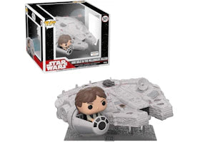 Funko Pop! Star Wars Han Solo in the Millennium Falcon Amazon Exclusive Deluxe Bobble-Head #321