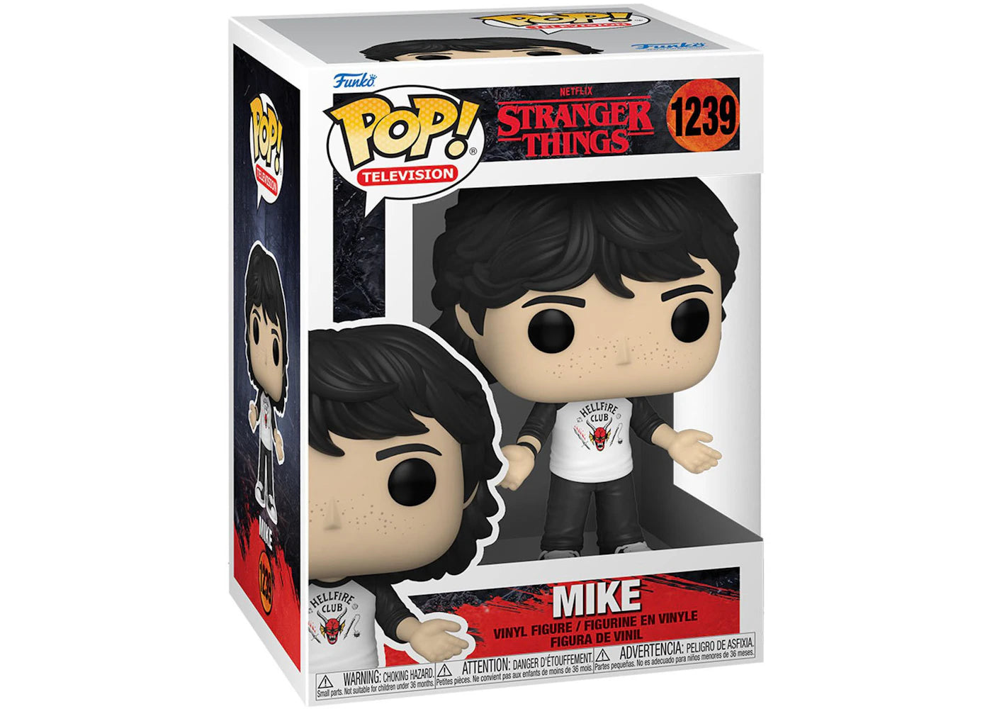 Funko Pop! Television Stranger Things (Season 4) Mike Figure #1239 - vue secondaire A