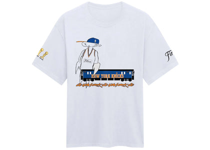 Futura Laboratories x New York Knicks Go New York Go T-shirt White - apparel view 2