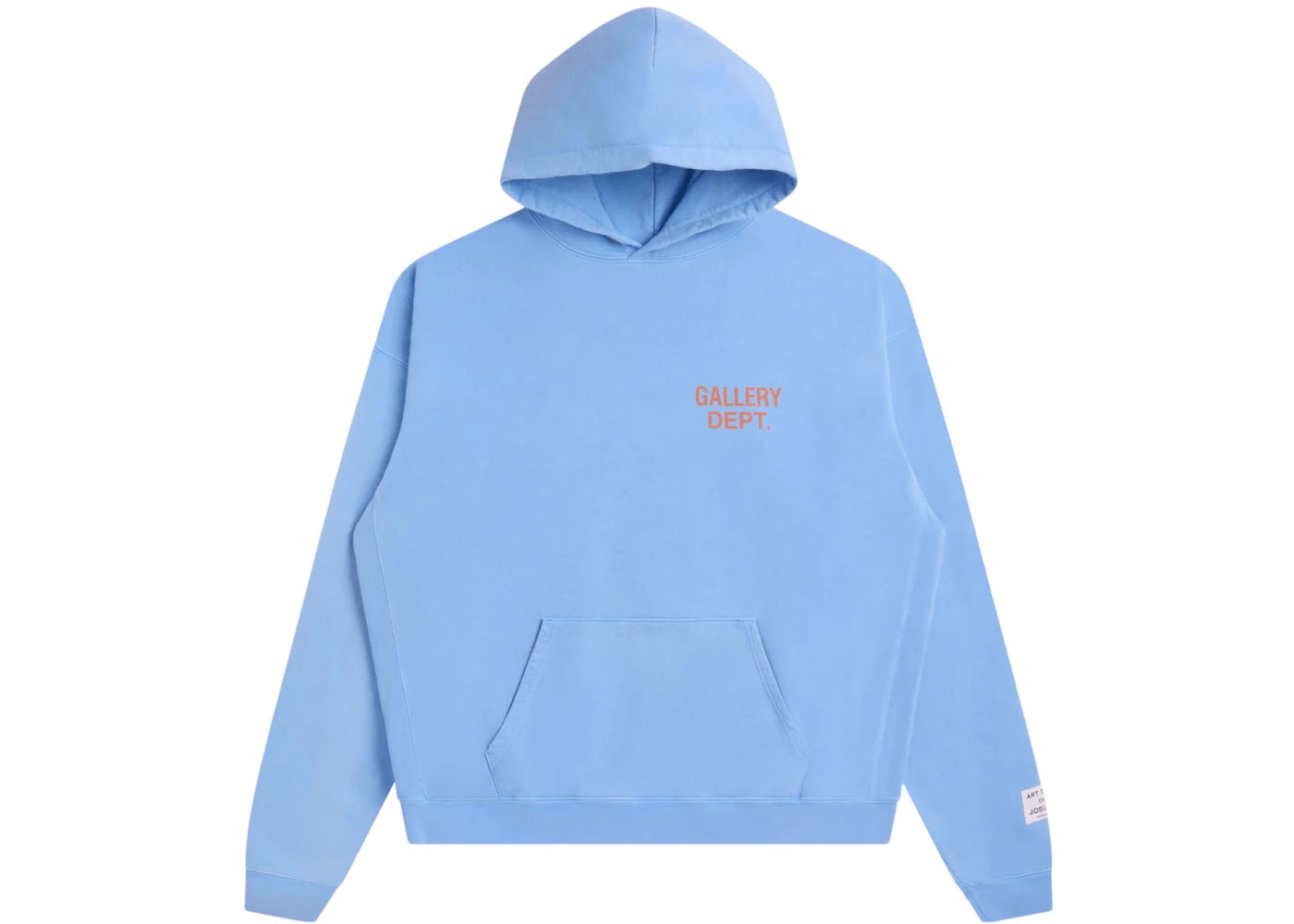 Gallery Dept. 90's GD Logo Hoodie Baby Blue - vue secondaire B