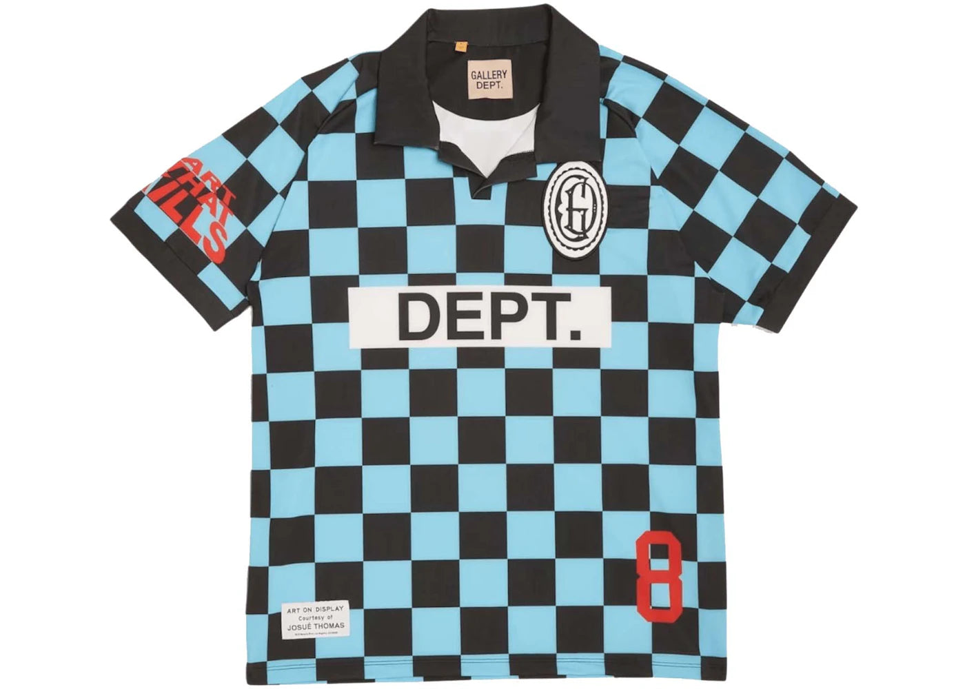 Gallery Dept. Alvarado Soccer Jersey Multi Check - vue secondaire A