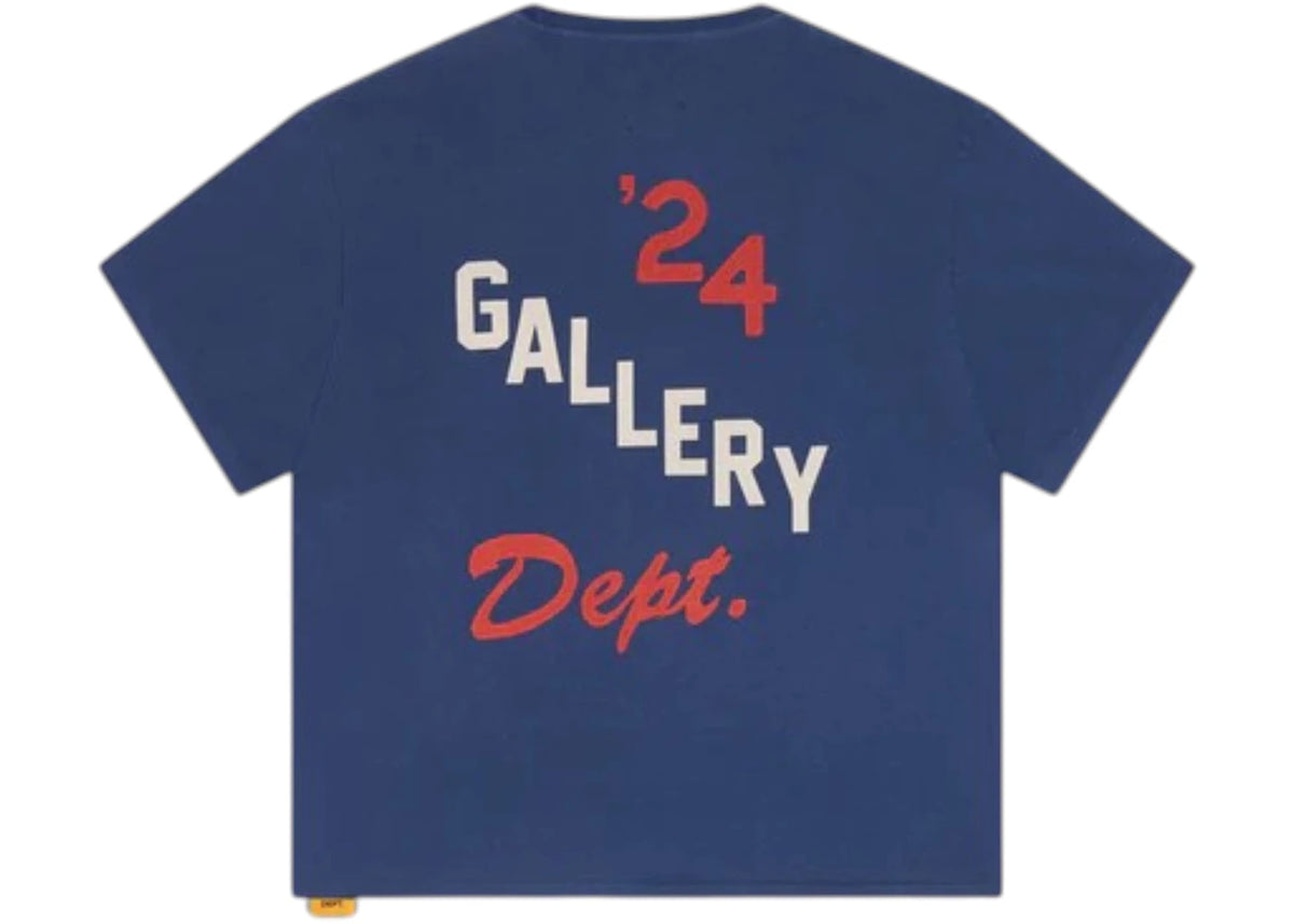 Gallery Dept. Arena Logo Print Cotton Jersey Tee Vintage Navy - vue secondaire B