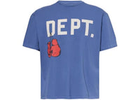 Gallery Dept. Arena Logo Print Cotton Jersey Tee Vintage Navy