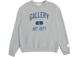Gallery Dept. Art Dept Crew Neck Sweatshirt Heather Grey