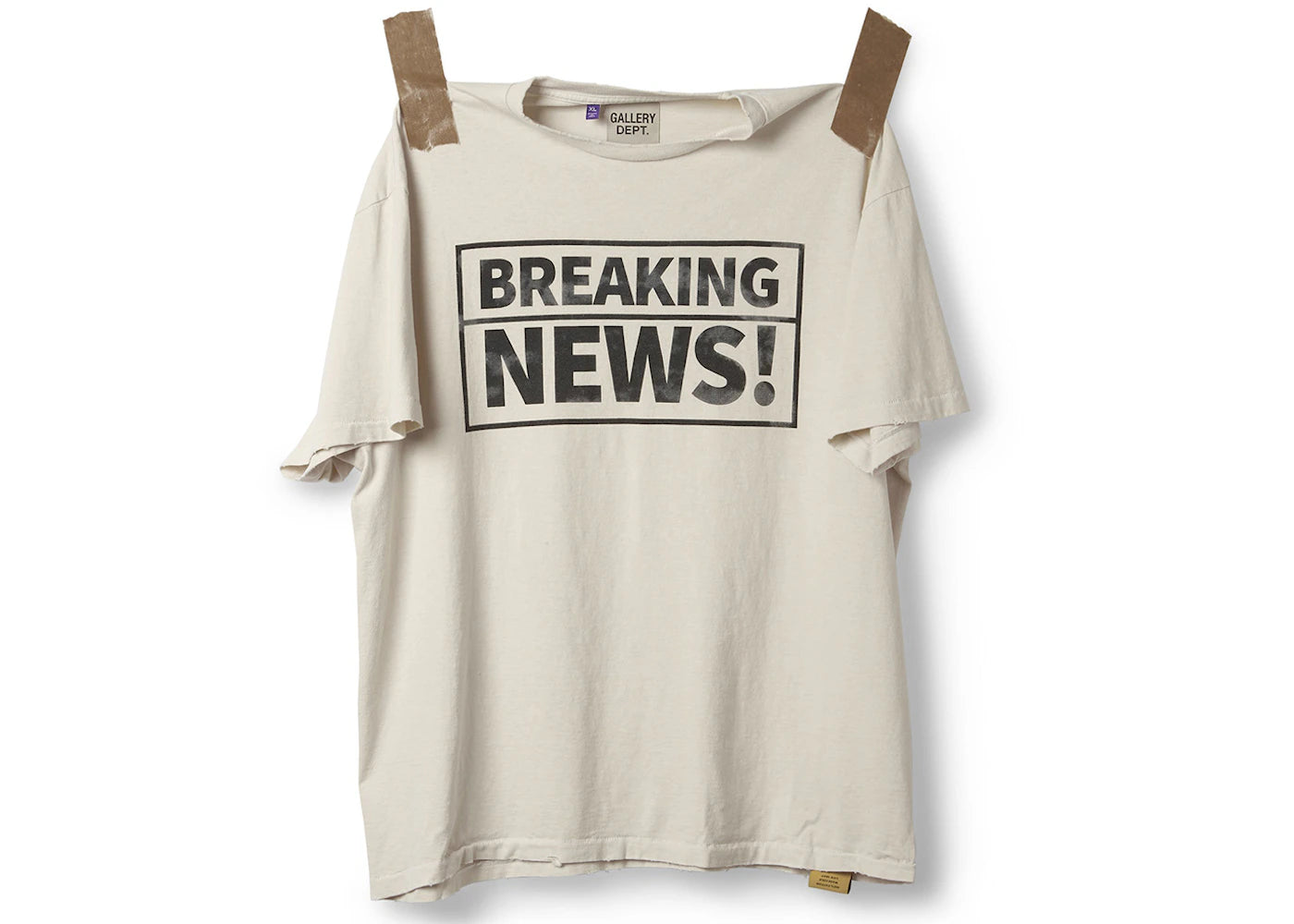 Gallery Dept. Breaking News Tee Archival White - vue secondaire A