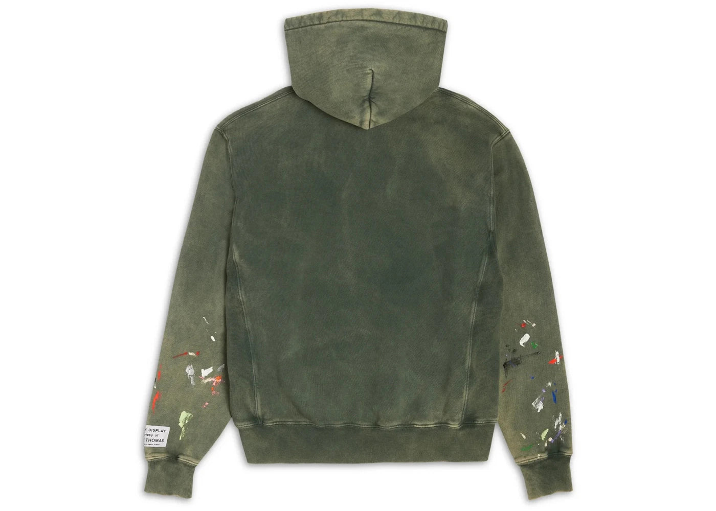 Gallery Dept. Center Logo Hoodie Green - vue secondaire B