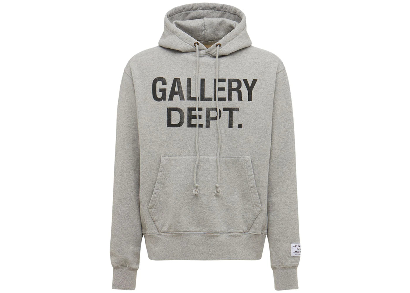 Gallery Dept. Center Logo Hoodie Heather Grey/Black - vue secondaire A