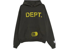 Gallery Dept. Dept. Size Logo Hoodie Black - vue 360