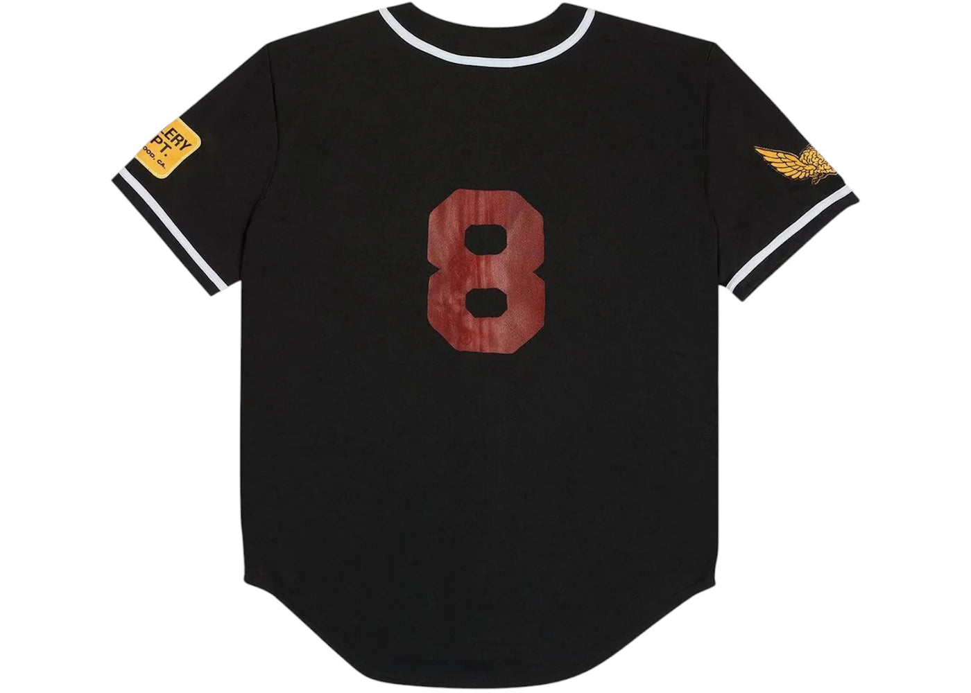 Gallery Dept. Echo Park Baseball Jersey Black - vue secondaire B