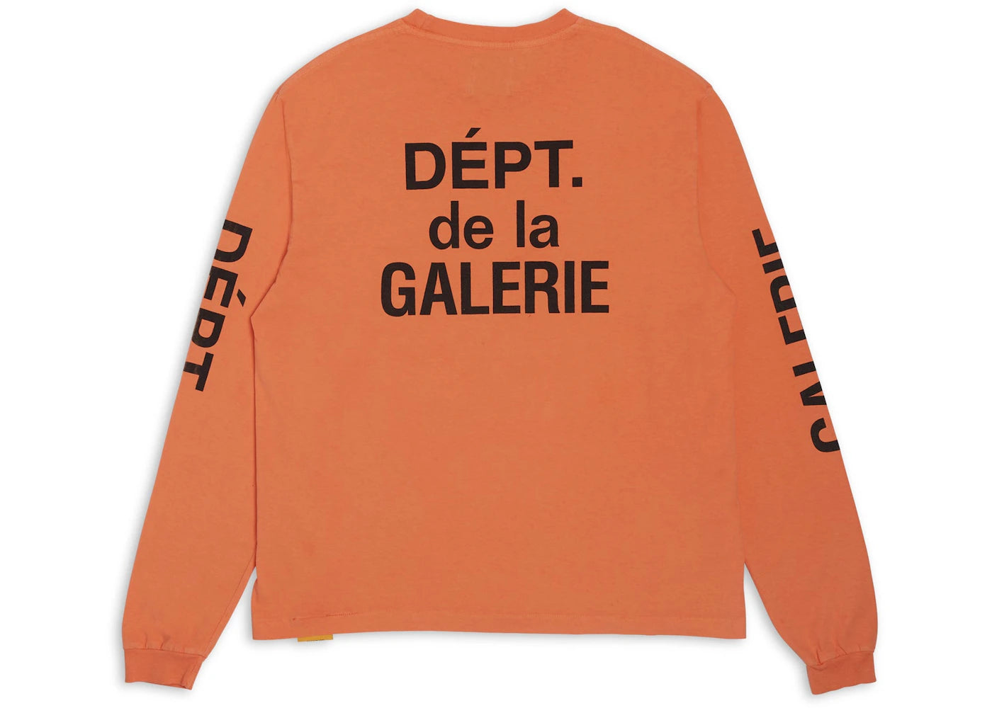 Gallery Dept. French Collector L/S T-shirt Orange/Black - vue secondaire A