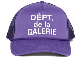Gallery Dept. French Logo Trucker Hat Flo Purple