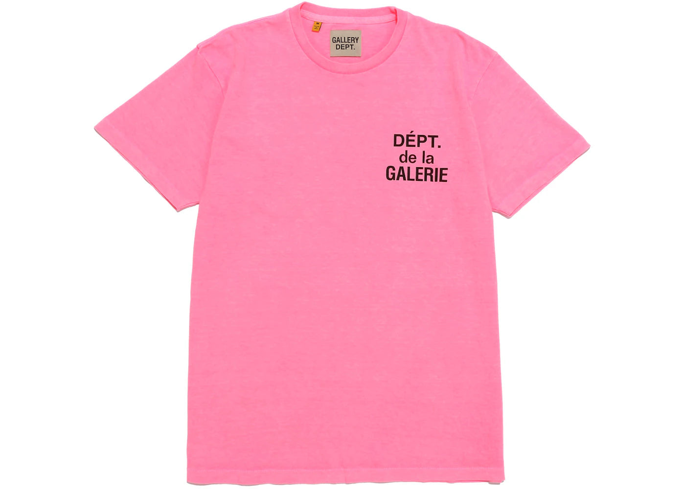 Gallery Dept. French T-shirt Flo Pink - vue 360