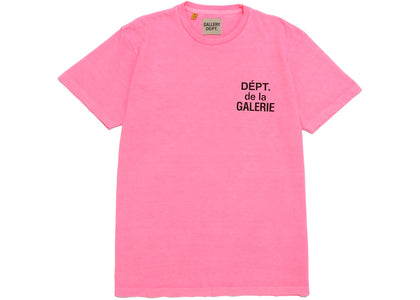 Gallery Dept. French T-shirt Flo Pink - authentic Gallery Dept. apparel