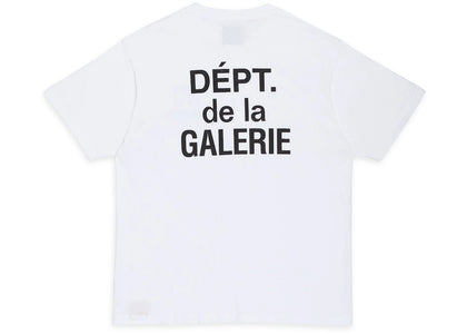 Gallery Dept. French T-shirt White/Black - authentic Gallery Dept. apparel