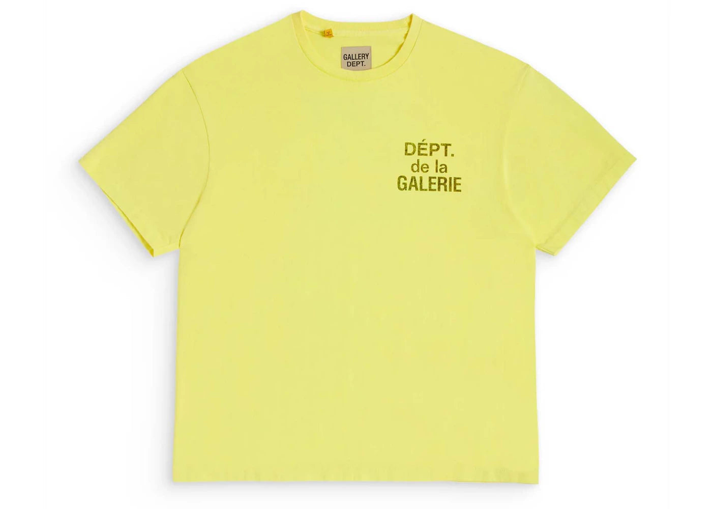 Gallery Dept. French Tee Flo Yellow - vue secondaire A