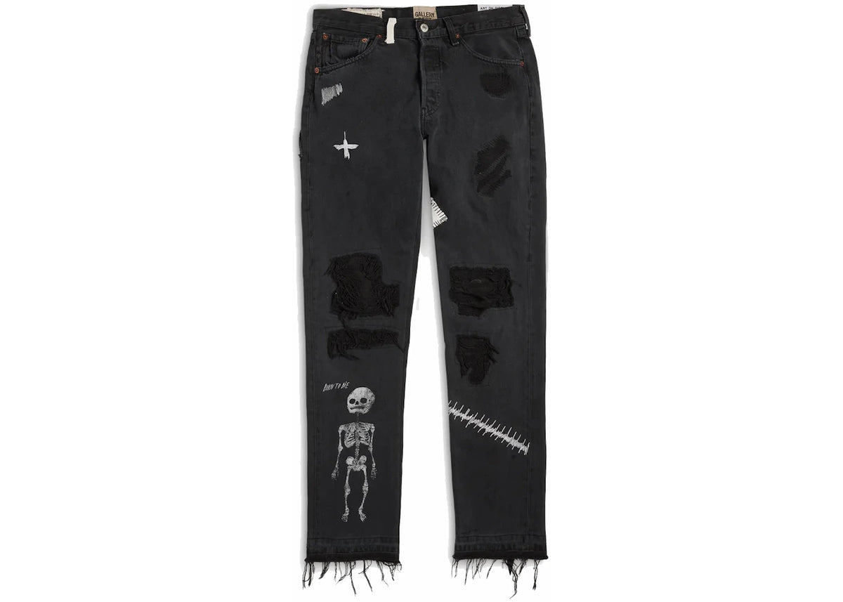 Gallery Dept. Fuck Face Denim Black - vue 360