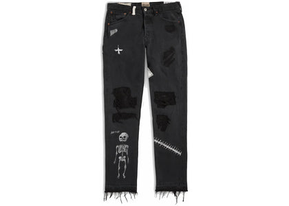 Gallery Dept. Fuck Face Denim Black - product view 2