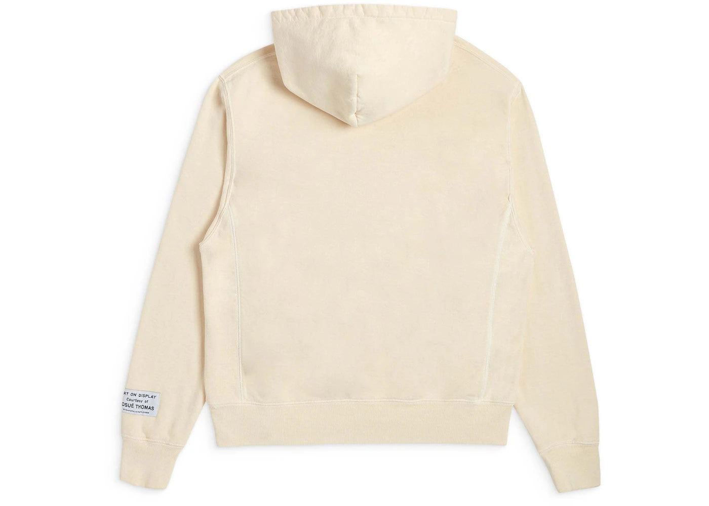 Gallery Dept. Fucked up Logo Hoodie Cream - vue secondaire B
