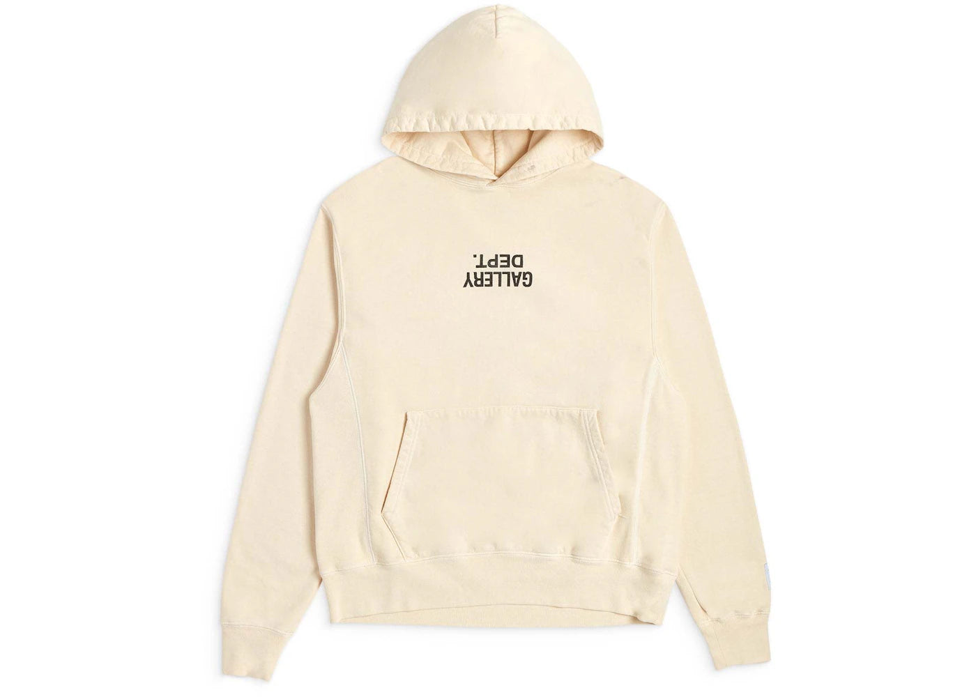 Gallery Dept. Fucked up Logo Hoodie Cream - vue secondaire A