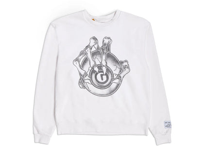 Gallery Dept. G Ball Crewneck Sweatshirt White - apparel view 2