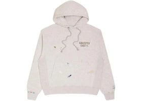 Gallery Dept. Gd Paint Logo Hoodie Light Heather - vue 360