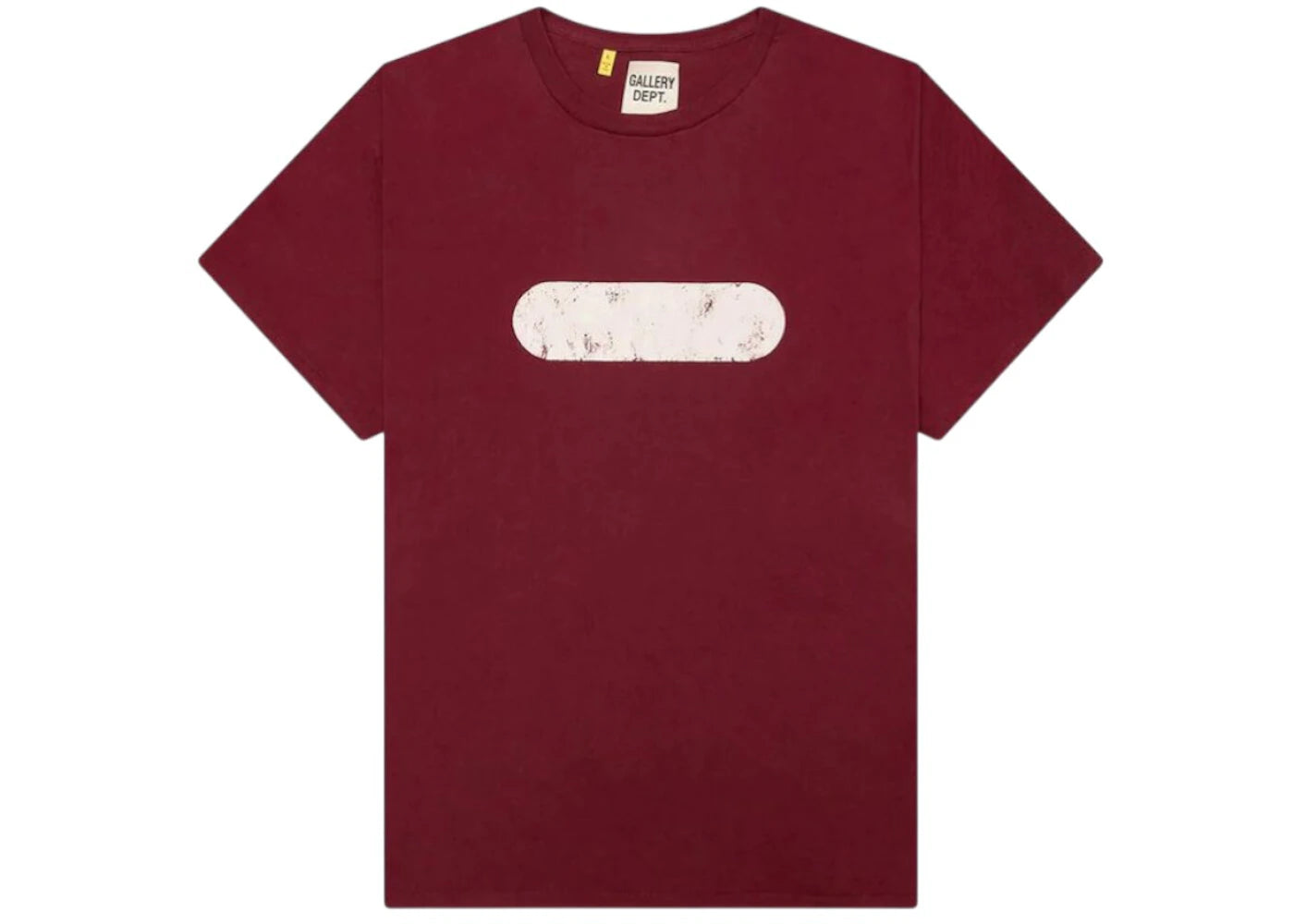 Gallery Dept. Gym T-shirt Maroon - vue 360