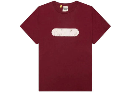 Gallery Dept. Gym T-shirt Maroon - authentic Gallery Dept. apparel