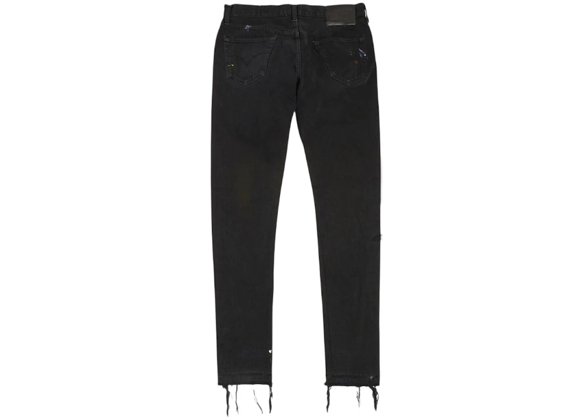 Gallery Dept. Painted Workshop Denim Cut Jeans Black - vue secondaire B