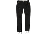 Gallery Dept. Painted Workshop Denim Cut Jeans Black