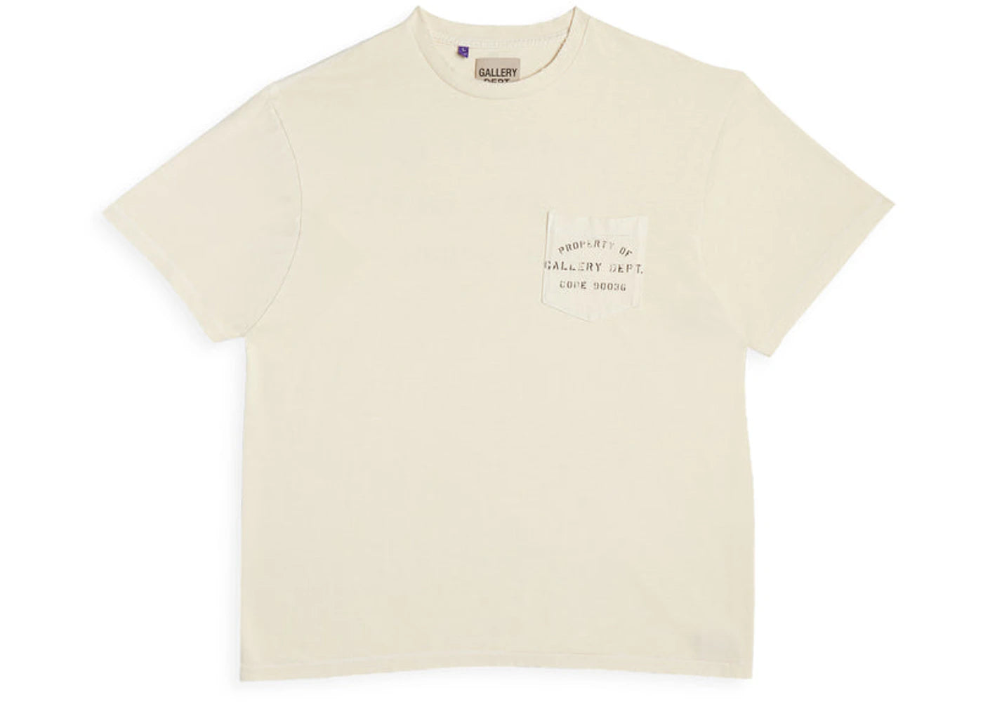 Gallery Dept. Property Of Stencil Tee Tee Natural - vue secondaire A