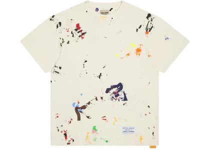 Gallery Dept. Rag Appliqued Tee Washed Cream - authentic Gallery Dept. product