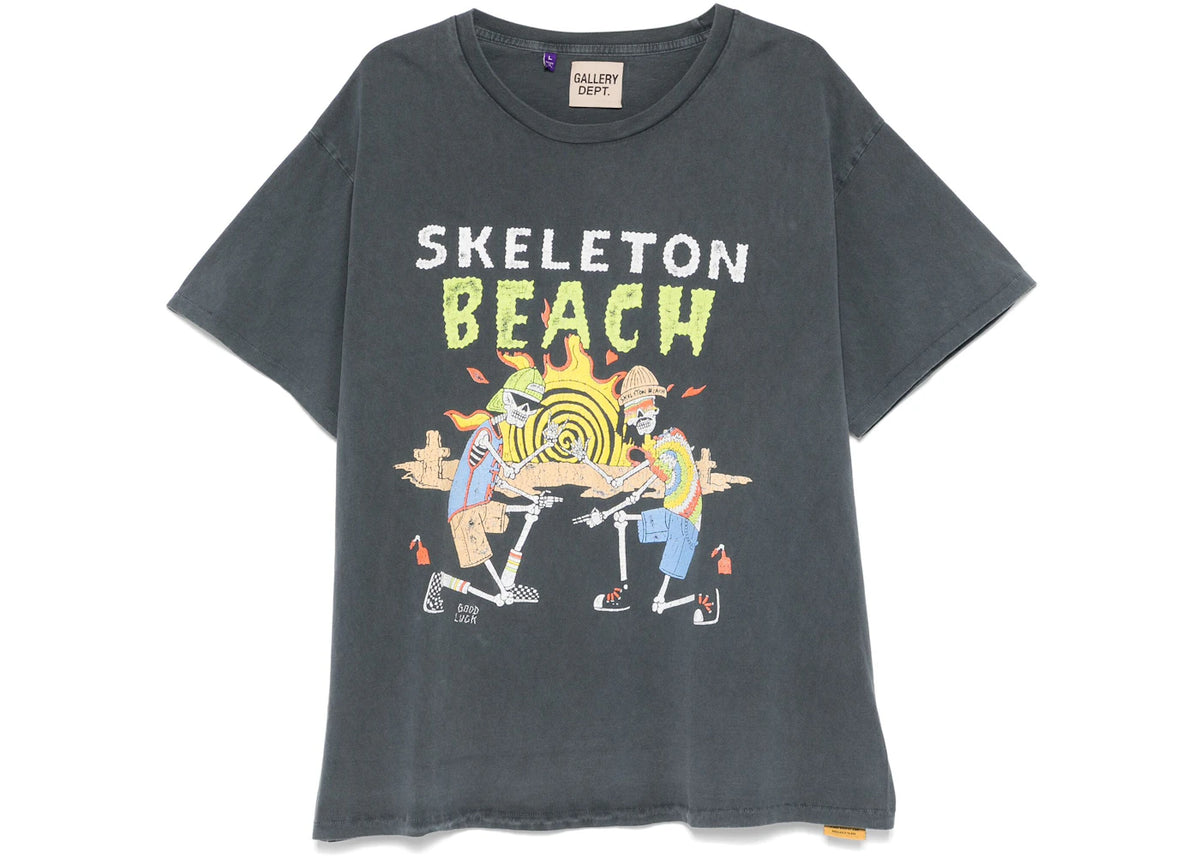 Gallery Dept. Skeleton Beach T-shirt Black - vue 360