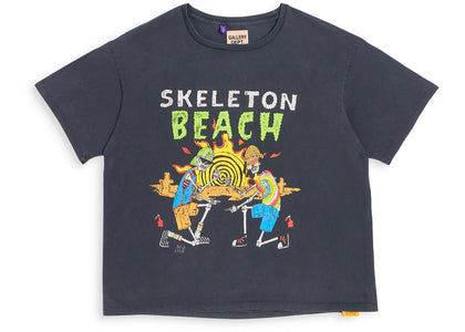 Gallery Dept. Skeleton Beach T-shirt Vintage Black - authentic Gallery Dept. apparel