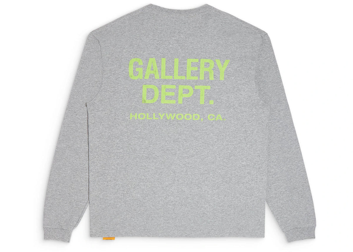 Gallery Dept. Souvenir L/S T-shirt Heather Grey - vue secondaire B