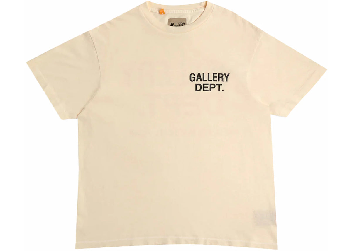 Gallery Dept. Souvenir T-Shirt Cream/Orange - vue secondaire A