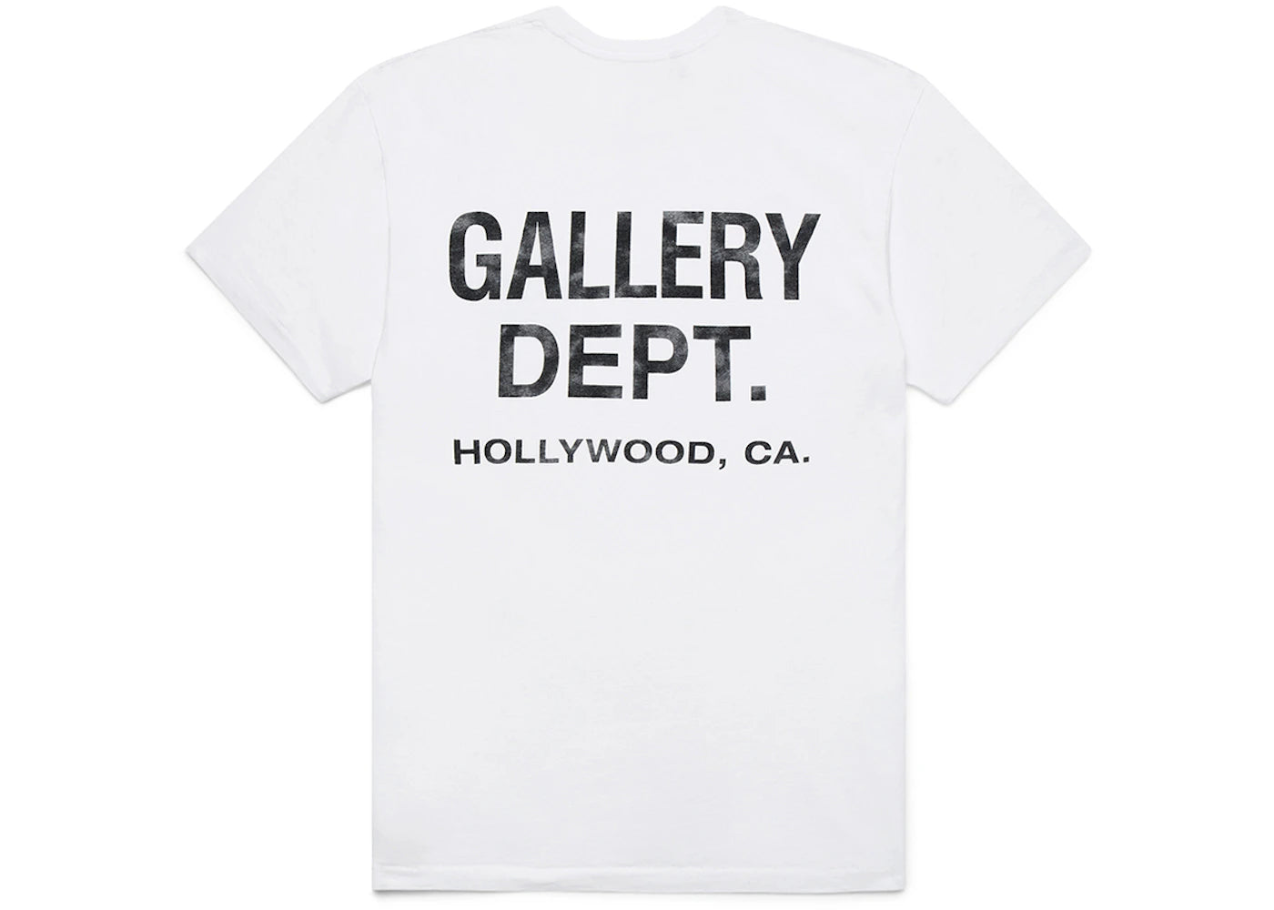 Gallery Dept. Souvenir T-Shirt White Black - vue 360
